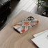 Silver Feather Compass - Impact Resistant Phone Case